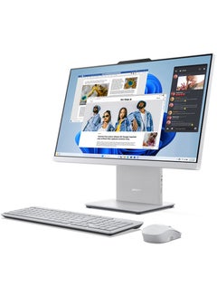 Lenovo IdeaCentre 24IRH9 AIO With 23.8-Inch Display, Core i7-13620H Processor/16GB RAM/1TB SSD/Integrated Graphics/Windows 11 Pro English/Arabic Cloud Grey  - Image 3