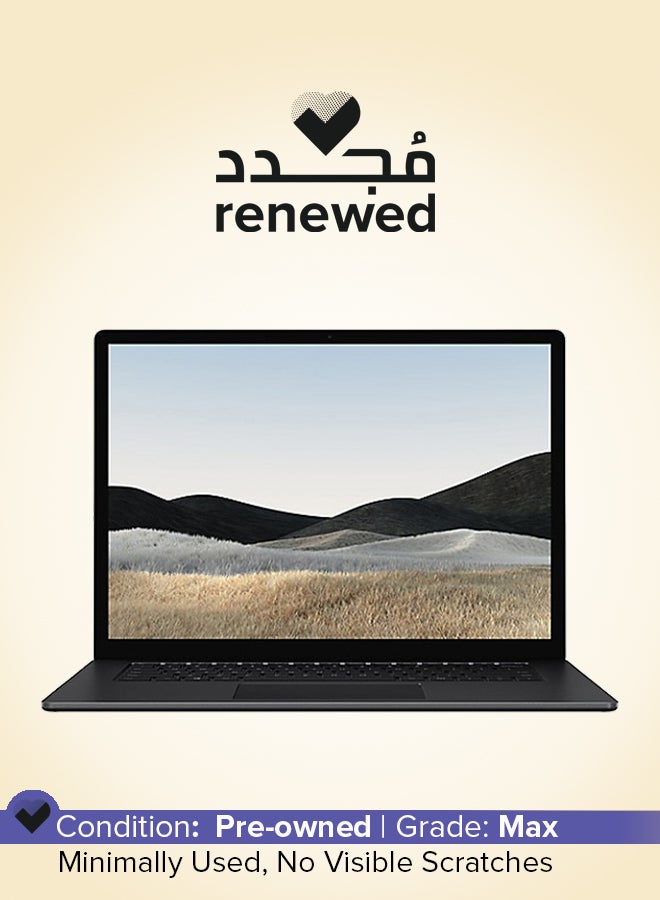 Microsoft - Renewed - Surface Laptop 3 With 15-Inch Touchscreen Display,Core i7-1065G7/Quad Core/10th Gen/32GB RAM/1TB SSD/Intel Iris Graphics/Windows 10 English/Arabic Matte Black - Image 1