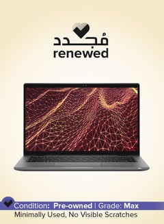 Renewed - Latitude 7430 Notebook With 14-Inch FHD Display,Intel i7-1255U/10-Core/12th Gen/16GB RAM DDR4/M.2 1TB SSD/Integrated Intel Iris Xe Graphics/Windows 11 Pro English/Arabic Grey