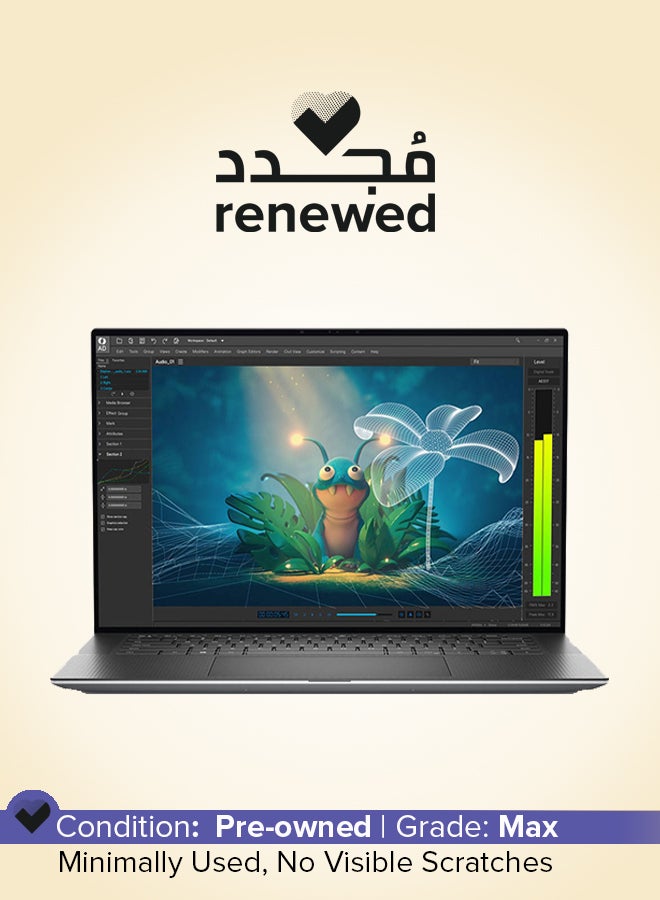 DELL Renewed - Precision 5570 Laptop With 15.6-Inch FHD Display,IntelCore i7-12800H/14-Core/12th Gen/32GB RAM/1TB SSD/NVIDIA RTX A1000 4GB Graphics /Windows 11 Pro English/Arabic Black  - Image 1