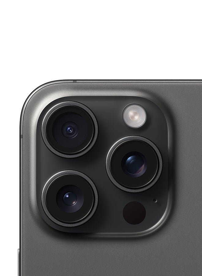 Apple - Renewed - iPhone 15 Pro Max 256GB Black Titanium 5G With Facetime - International Version - Image 1