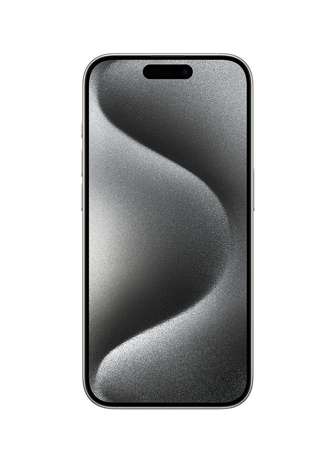 Renewed - iPhone 15 Pro 128GB White Titanium 5G With FaceTime