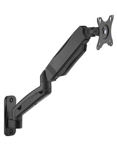 GameOn GO-5015 Single Monitor Arm Economy Spring Assisted Wall Mount For Gaming & Office Use 17 to 32 inch Arm Up To 9 KG Black  - Image 1