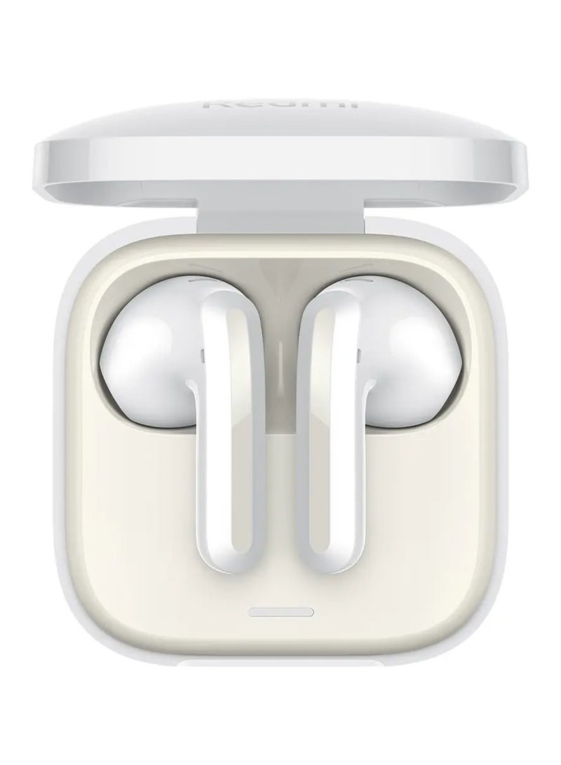 Xiaomi Redmi Buds 6 Active AI Wireless Earphones, Noise-Canceling Calls, Bluetooth 5.4, Low Latency, Deep Bass, Google Fast Pair, Fast Charging, USB Type-C, Up to 30 hours Battery Life with Charging Case, Lightweight, White - Image 2