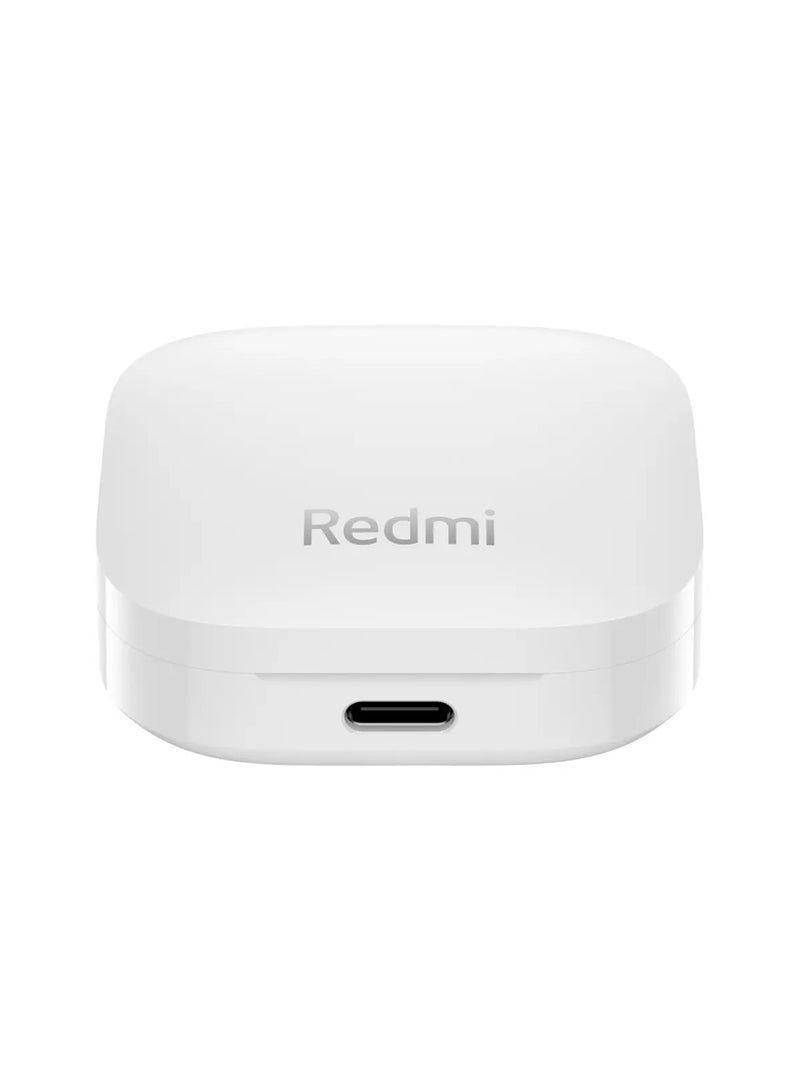 Xiaomi Redmi Buds 6 Active AI Wireless Earphones, Noise-Canceling Calls, Bluetooth 5.4, Low Latency, Deep Bass, Google Fast Pair, Fast Charging, USB Type-C, Up to 30 hours Battery Life with Charging Case, Lightweight, White - Image 4