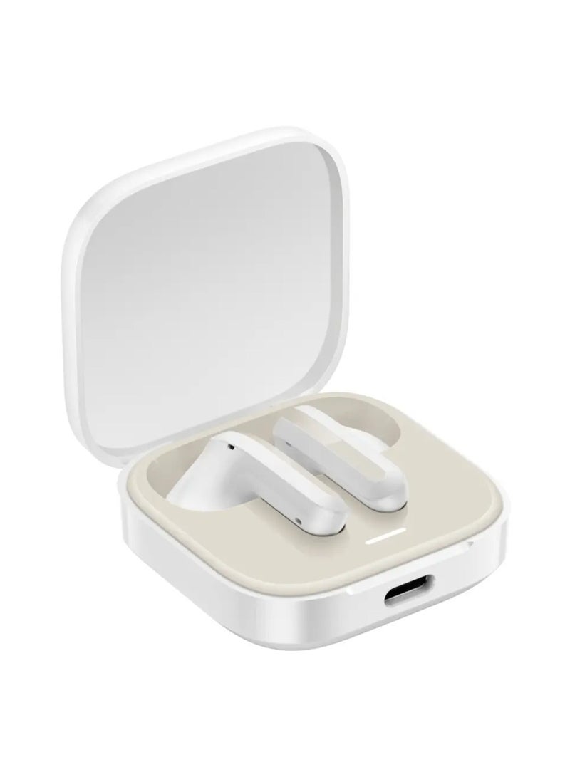 Xiaomi Redmi Buds 6 Active AI Wireless Earphones, Noise-Canceling Calls, Bluetooth 5.4, Low Latency, Deep Bass, Google Fast Pair, Fast Charging, USB Type-C, Up to 30 hours Battery Life with Charging Case, Lightweight, White - Image 3