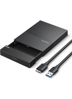 يو جرين Hard Drive Enclosure, 2.5 inch SSD External Hard Drive Case, SATA to USB 3.0 Adapter SSD HDD Housing for 9.5mm 7mm 2.5 Inch SATA III II I, Support UASP 5Gbps High Speed, Up to 6TB, Tool-Free 6 TB  - Image 1