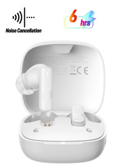 Baseus Bowie E20 True Wireless Earphones Stellar White White  - Image 1