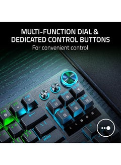 RAZER Huntsman V3 Pro TKL Esports Gaming Keyboard: Analog Optical Switches with Rapid Trigger & Adjustable Actuation - Media Keys & Dial - Doubleshot PBT Keycaps - Aluminum Top Plate - Wrist Rest - Black  - Image 5