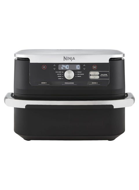 Foodi FlexDrawer Air Fryer, Dual Zone With Removable Divider, Large 10.4L Drawer, 7-In-1, Air-Fryer Uses No Oil, Air Fry, Roast, Bake, Max Crisp, Non-Stick Dishwasher Safe Parts 10.4 L 2470 W AF500ME Black