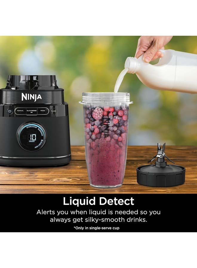 Ninja - Detect Duo Power Blender Pro + Single Serve 700 ml 1200 W TB301ME Black - Image 1