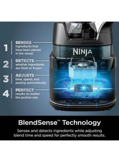 Ninja Detect Duo Power Blender Pro + Single Serve 700 ml 1200 W TB301ME Black  - Image 3