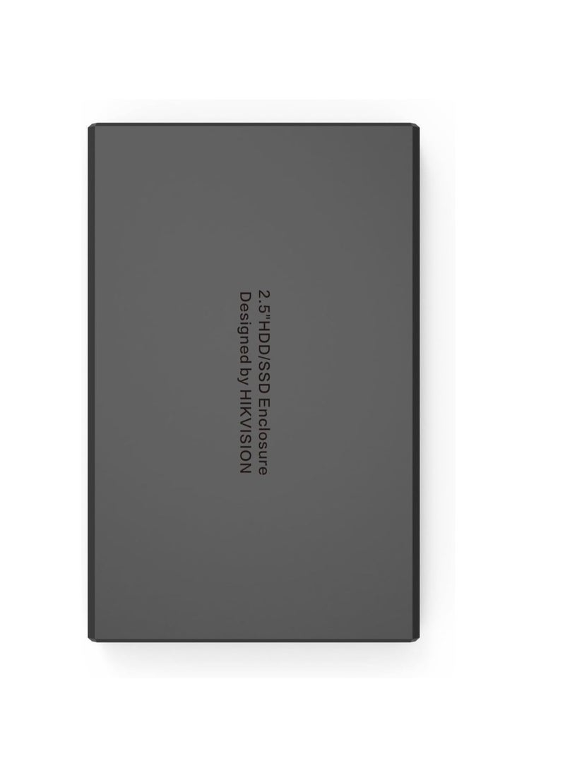 HIKVISION HIKVISION 2.5 USB 3 External Hard Drive Enclosure Casing for 2.5 inch 7mm/9.5mm SATA HDD SSD Support UASP SATA III Black  - Image 2