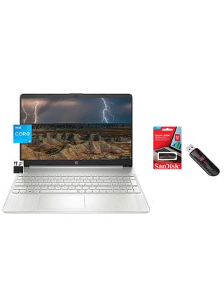 Newest Laptop With 15.6-Inch Display, Core i3-1115G4Processor/16GB RAM/256GBIntel Iris XE Graphics/Windows 11 + Sandisk USB Card 32 GB English Natural Silver - pnsku/N70100998V/45/_/1723818125/d727247c-332a-45f2-9481-417c763a4c43