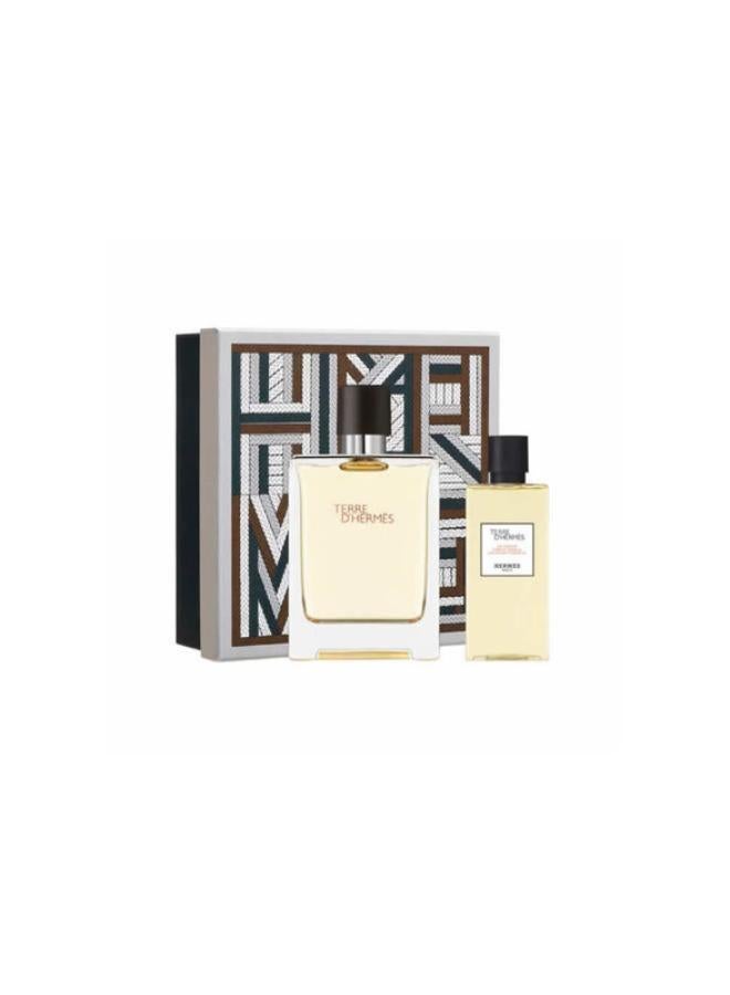 HERMES TERRE DHERMES SET FOR MEN EAU DE TOILETTE 100ML, AND SHOWER GEL 80ML 180ml 