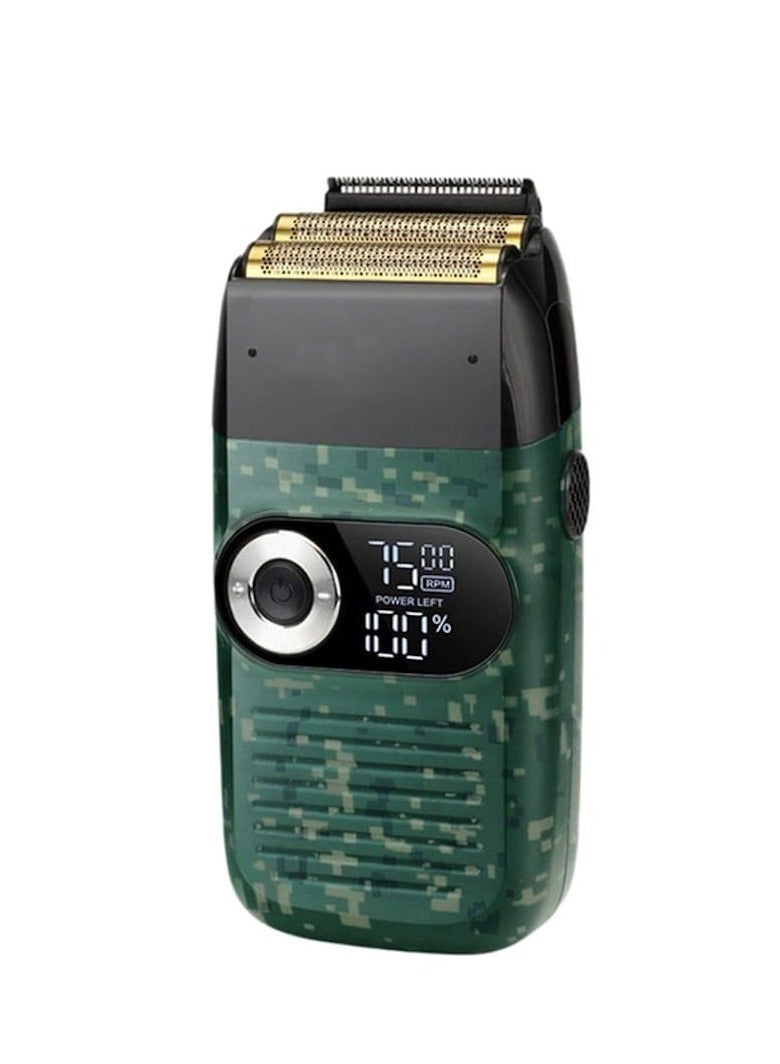 Kemei Military Electric Razor pro Electric Razor Electric Razor for Men Beard Trimmer Rechargeable Hair Clipper Dual Purpose with Traveling Bag  - Image 2