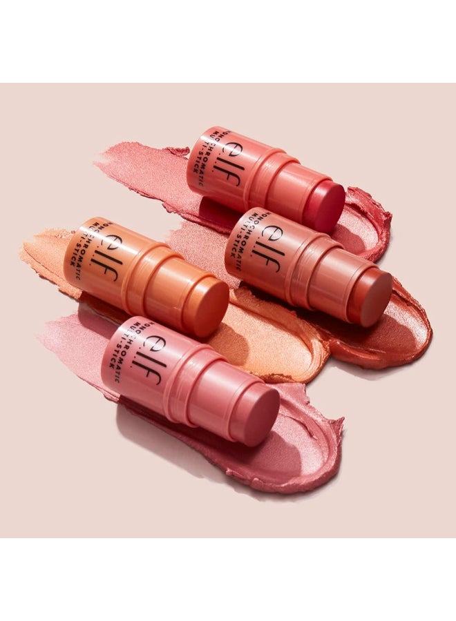 إلف أحمر شفاه متعدد الألوان، كريمي فاخر وقابل للمزج، للعيون والشفاه والخدود، بلون الجوافة اللامع - Image 5