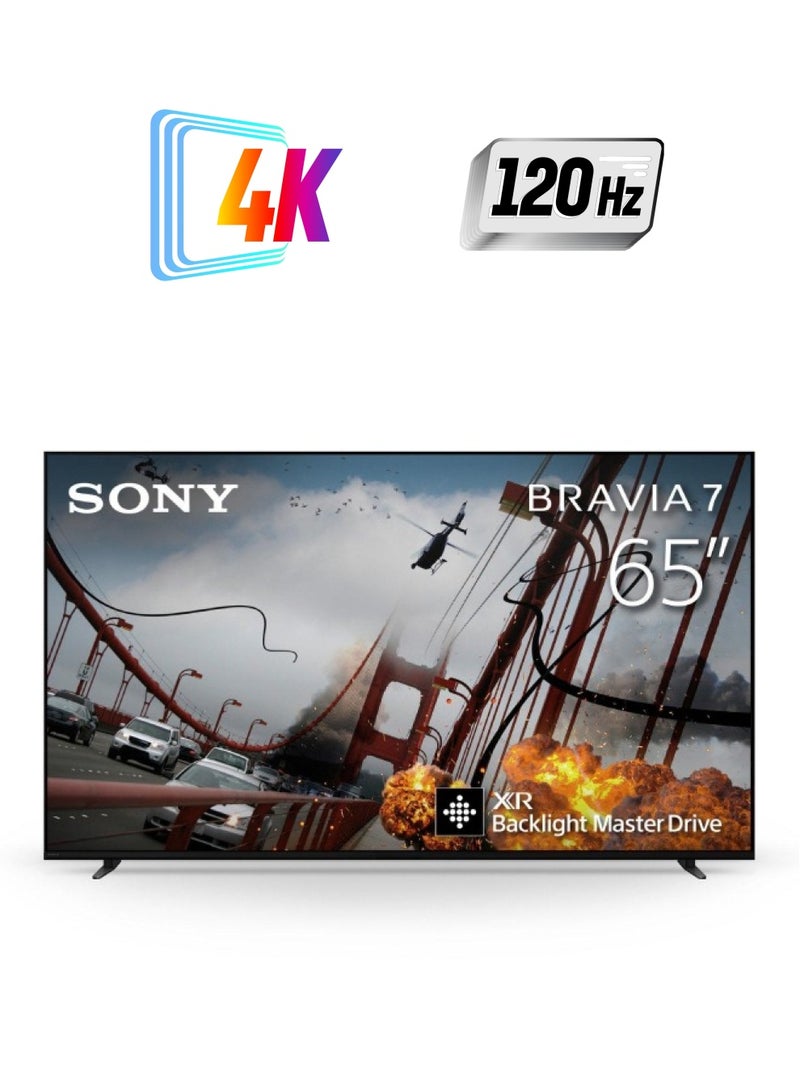 Sony - 65 Inch BRAVIA 7 4k Smart TV HDRXR Processor 120Hz K-65XR70 Black - Image 1