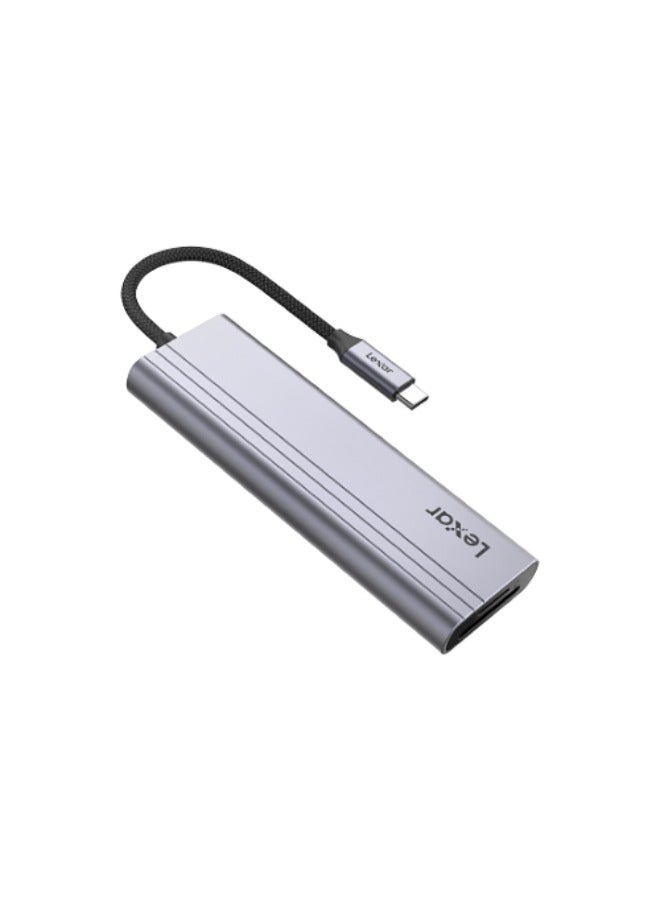 ليكسار موزع USB-C 7 في 1 H31 I USB 3.2 Gen1 I Type-C 3xUSB-A I HDMI، فتحة SD وMicroSD I PD 100W - Image 3