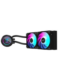 GIGABYTE AORUS Waterforce II 240 Liquid CPU Cooler, 240mm Radiator with 2X 120mm Low Noise ARGB Fans, Compatible with Intel LGA1700 & AMD AM5  - Image 3