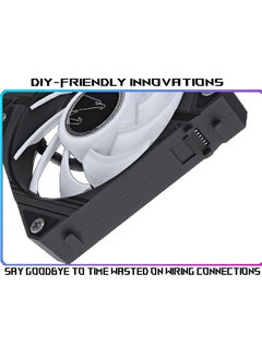 GIGABYTE AORUS Waterforce II 240 Liquid CPU Cooler, 240mm Radiator with 2X 120mm Low Noise ARGB Fans, Compatible with Intel LGA1700 & AMD AM5  - Image 2