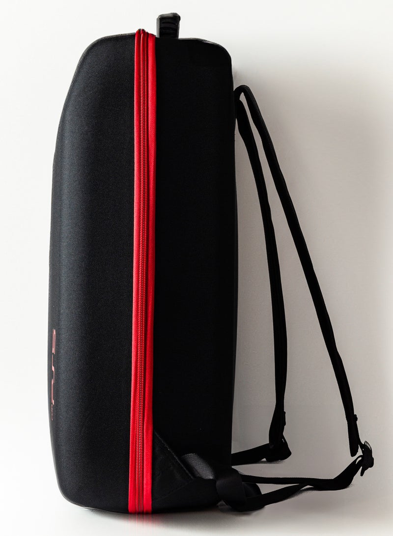 Log Electronics PS5 Carrying BackPack, ShockProof, DustProof Bag - Black / Red - Image 2