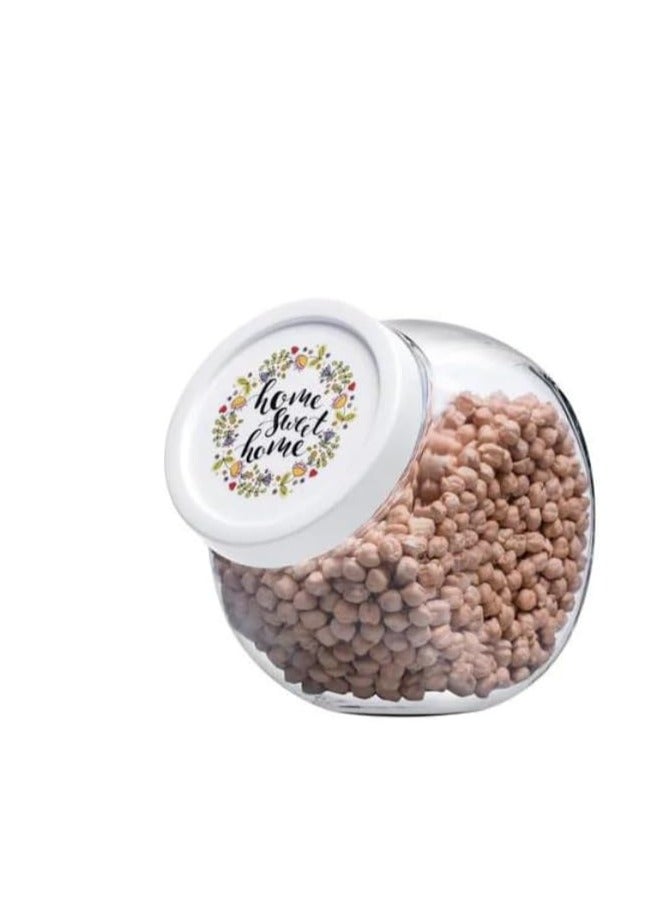 باساباتشي Pasabahce Bella Graffiti Jar – Flowers (1500ml) -Turkey Made 