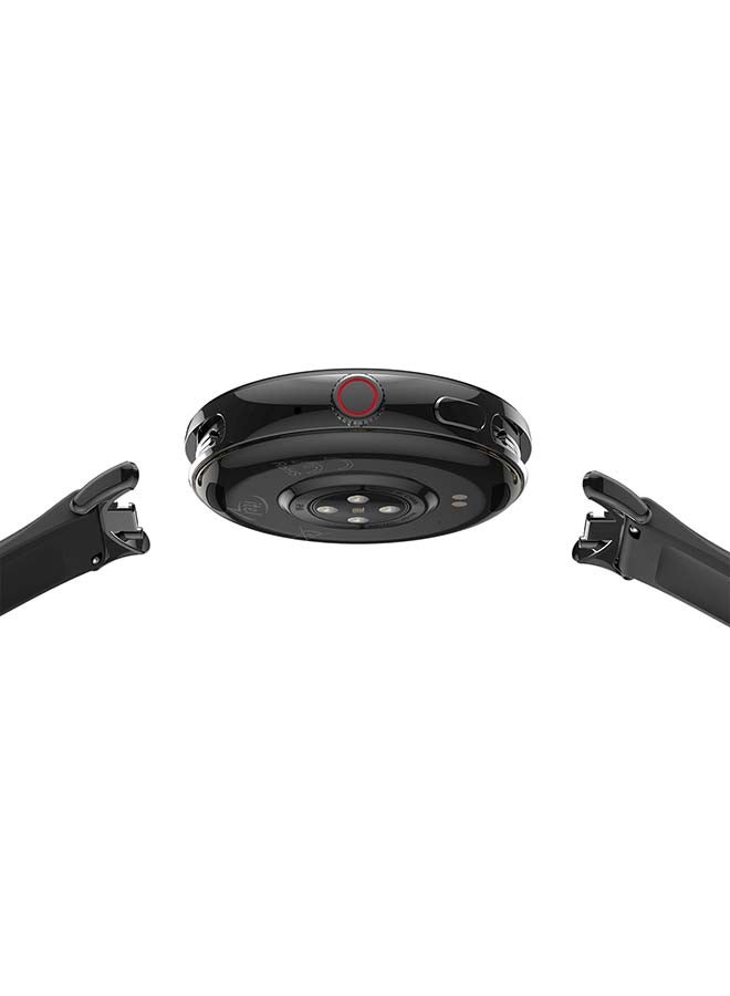 ITEL - 270 mAh Smartwatch N9 1.43" AMOLED AOD Display IP68 Waterproof, 100+ Sports Mode Health Monitor Bluetooth Calling Quick Reply Dark Chrome - Image 1