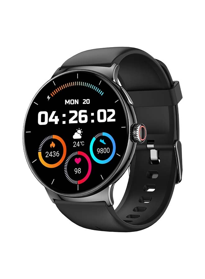 ITEL - 270 mAh Smartwatch N9 1.43" AMOLED AOD Display IP68 Waterproof, 100+ Sports Mode Health Monitor Bluetooth Calling Quick Reply Dark Chrome - Image 1