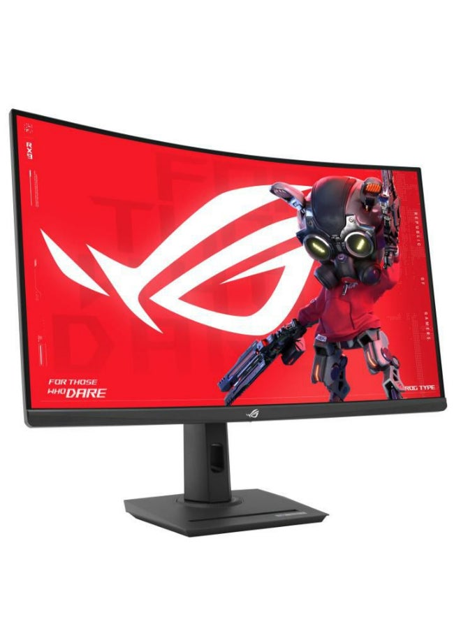 ASUS - ROG Strix XG32WCMS USB Type-C Gaming Monitor – 32-Inch (31.5 Viewable) 2560x1440, Curved, 280Hz (Above 144Hz), 1ms (GTG), Fast VA, Extreme Low Motion Blur Sync, USB Type-C, DisplayWidget Center, Tripod Socket, HDR | Black - Image 1
