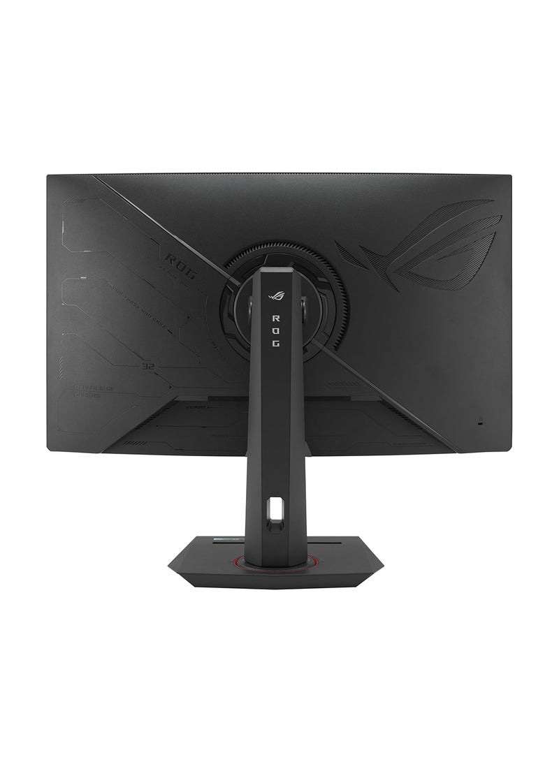 أسوس - شاشة ألعاب ROG Strix XG32WCS USB Type-C، مقاس 32 بوصة (قابلة للعرض 31.5 بوصة) بدقة 2560x1440، منحنية، 180 هرتز (أعلى من 144 هرتز)، 1 مللي ثانية (GTG)، VA سريع، مزامنة ضبابية الحركة المنخفضة للغاية، USB Type-C، FreeSync، DisplayWidget Center، مقبس ثلاثي القوائم، HDR | 90LM0AC0-B01970 - Image 1