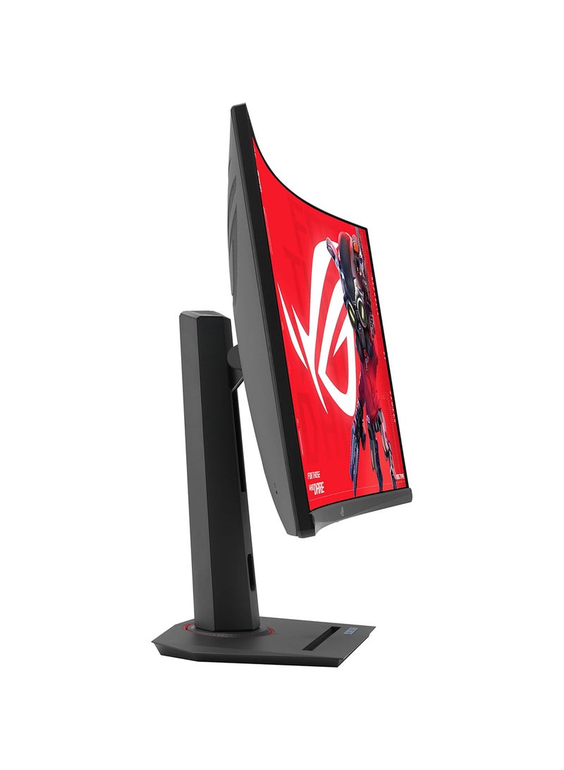 أسوس - شاشة ألعاب ROG Strix XG32WCS USB Type-C، مقاس 32 بوصة (قابلة للعرض 31.5 بوصة) بدقة 2560x1440، منحنية، 180 هرتز (أعلى من 144 هرتز)، 1 مللي ثانية (GTG)، VA سريع، مزامنة ضبابية الحركة المنخفضة للغاية، USB Type-C، FreeSync، DisplayWidget Center، مقبس ثلاثي القوائم، HDR | 90LM0AC0-B01970 - Image 1
