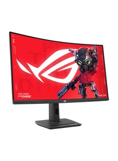 أسوس شاشة ألعاب ROG Strix XG32WCS USB Type-C، مقاس 32 بوصة (قابلة للعرض 31.5 بوصة) بدقة 2560x1440، منحنية، 180 هرتز (أعلى من 144 هرتز)، 1 مللي ثانية (GTG)، VA سريع، مزامنة ضبابية الحركة المنخفضة للغاية، USB Type-C، FreeSync، DisplayWidget Center، مقبس ثلاثي القوائم، HDR | 90LM0AC0-B01970  - Image 2
