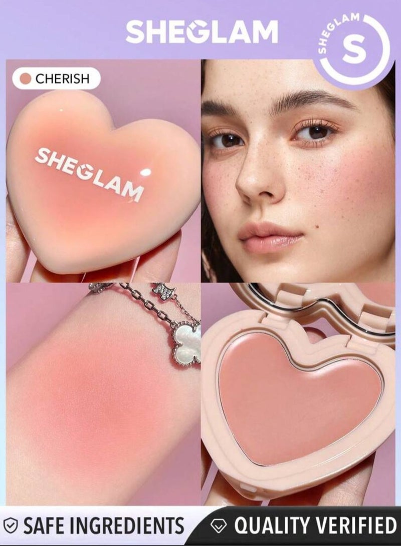 SHEGLAM - Playing Cupid Cream Blush- Cherish - Image 1