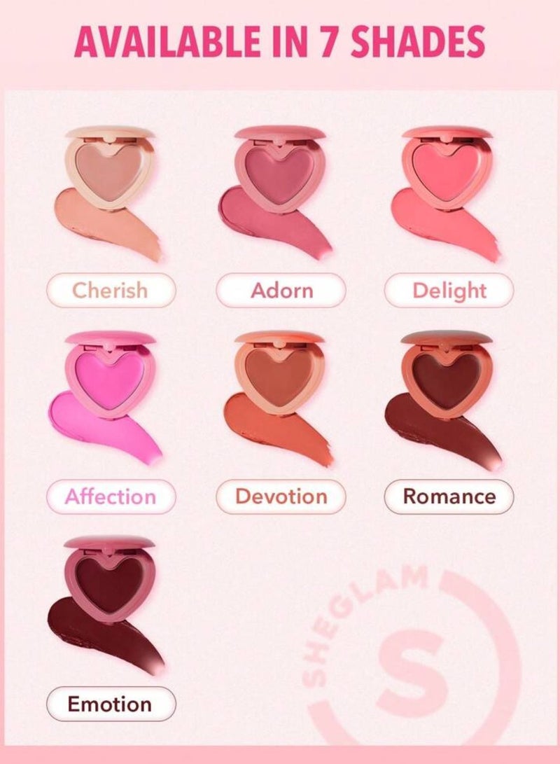SHEGLAM - Playing Cupid Cream Blush- Adorn - Image 1