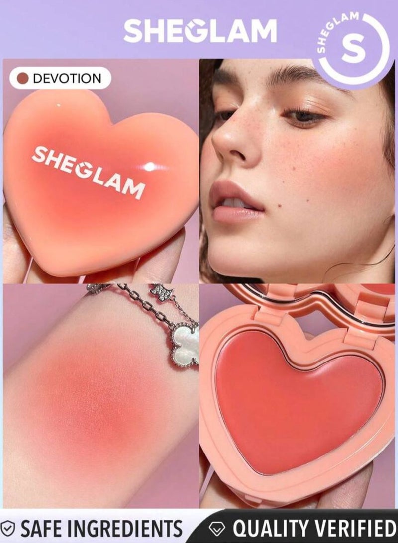 SHEGLAM Playing Cupid Cream Blush- Devotion - Image 1