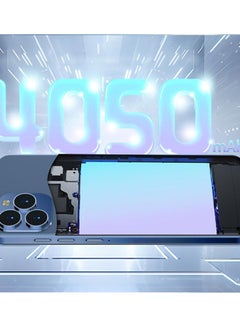 OALE IP15 Plus 6.52-Inch Water Drop Screen Dual Sim Sea Blue 3GB RAM 32GB 5MP+8MP Camera 3G - Middle East Version  - Image 5