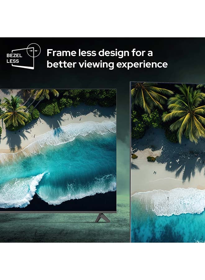 إمبكس تلفزيون ذكي QLED بدقة فائقة 4K مقاس 85 بوصة من Google، تصميم بدون إطار، صوت دولبي، جهاز تحكم صوتي، يدعم Wi-Fi، بلوتوث، بصري، HDMI ARC مع eARC وUSB - Image 3