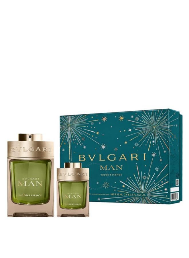 Wood Essence  Set For Men Eau De Parfum 100Ml And Eau De Parfum 15Ml 115ml