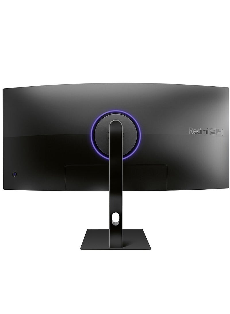 Xiaomi Redmi 34 Inch Curved Gaming Monitor G34WQ 180Hz High Refresh Rate 3440 x 1440 Low Blue Light Black - Image 2