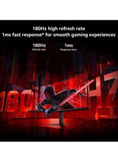 Xiaomi Redmi 34 Inch Curved Gaming Monitor G34WQ 180Hz High Refresh Rate 3440 x 1440 Low Blue Light Black  - Image 4