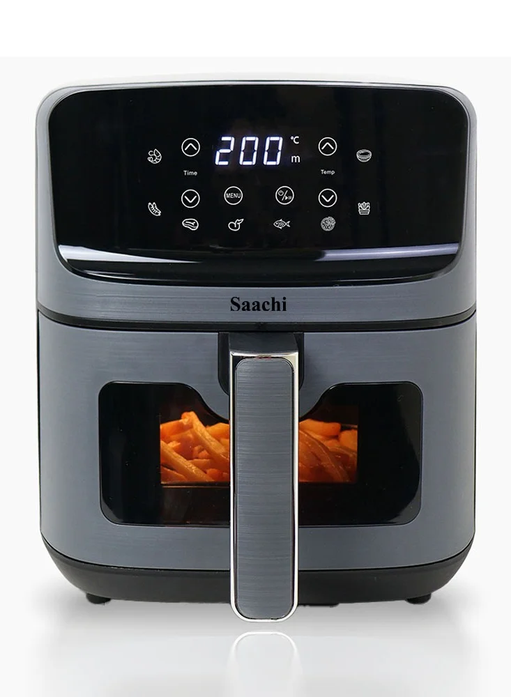 ساتشي 4.5L Air Fryer with 8 Preset Cooking Programs, Viewing Window, Timer and Temperature Control 4.5 L 1500 W NL-AF-4794-GY Grey