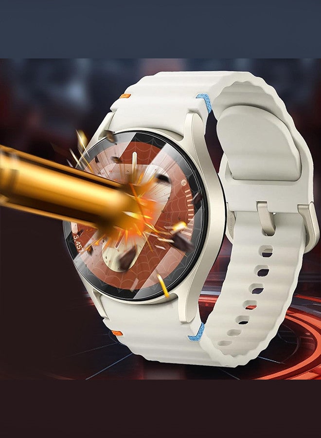 MARGOUN (for Samsung Galaxy Watch 7 44mm) 2 Pack Screen Protector Tempered Glass Anti-Scratch 9H Ultra-thin Screen Protector Protective Film Cover Accessories Clear - Image 3