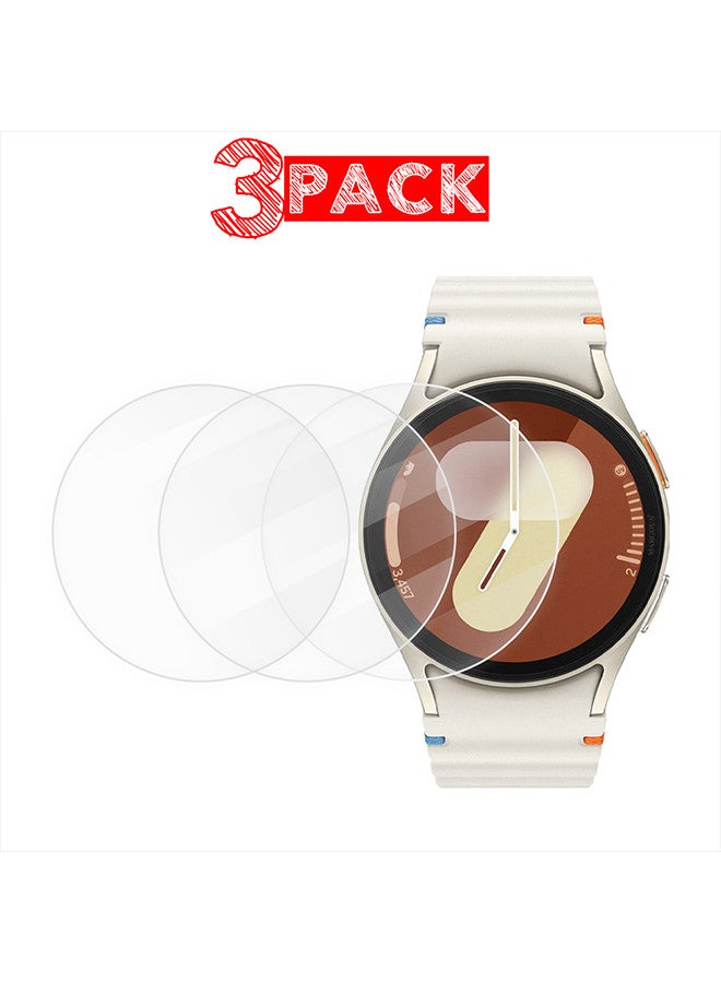 MARGOUN (for Samsung Galaxy Watch 7 44mm) 3 Pack Screen Protector Tempered Glass Anti-Scratch 9H Ultra-thin Screen Protector Protective Film Cover Accessories Clear  - Image 1