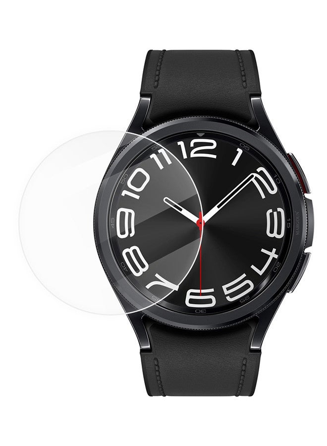MARGOUN (for Samsung Galaxy Watch 6 Classic 43mm) Screen Protector Tempered Glass Anti-Scratch 9H Ultra-thin Screen Protector Protective Film Cover Accessories Clear - Image 1
