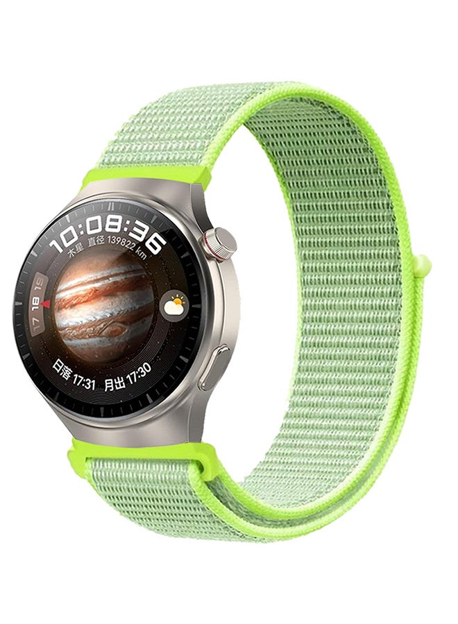 MARGOUN (Band Size 20mm) Nylon Sport Band Compatible with Samsung Galaxy Watch 3 41mm/Galaxy Watch 42mm/Active 40mm/Active 2 40mm 44mm Replacement Wristbands Watch Strap Light Green - Image 1