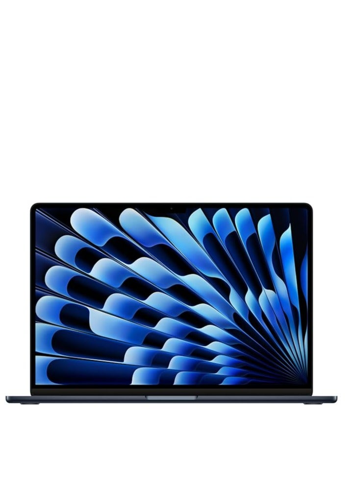 Apple - MacBook Air 15-inch Display, Apple M2 Chip 8-Core CPU 10-Core GPU Processor/16GB RAM/512GB SSD/Intel UHD Graphics English Midnight - Image 1