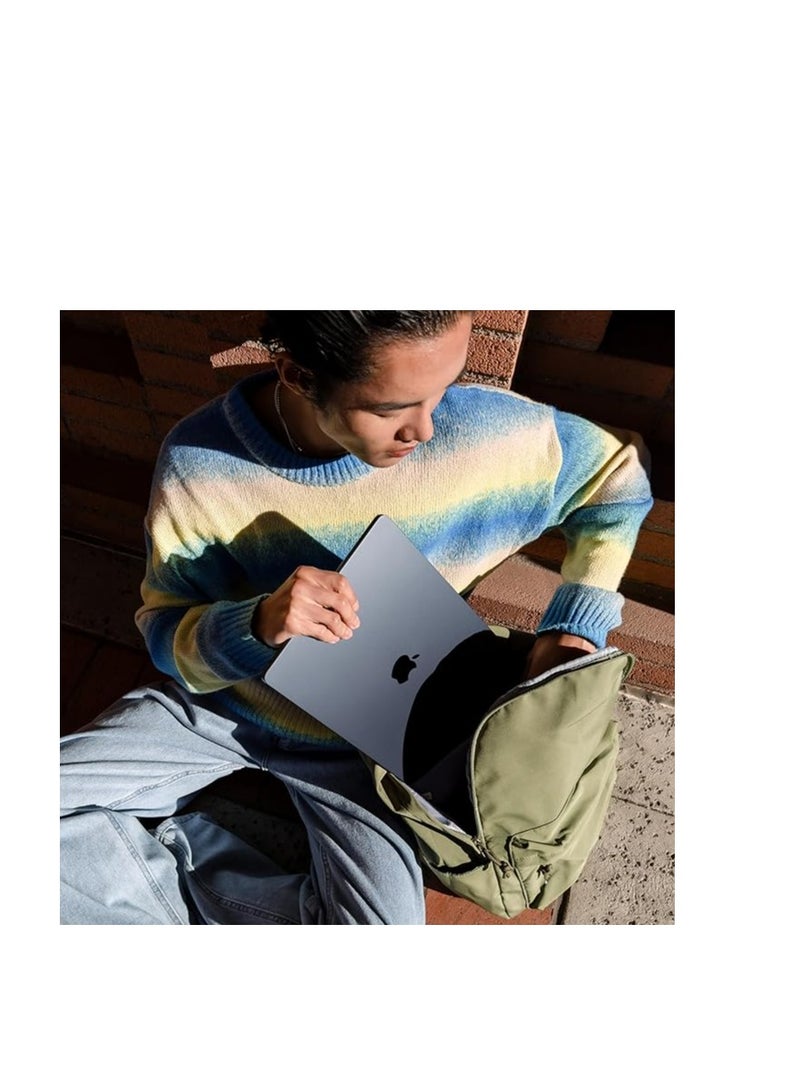 Apple - MacBook Air 15-inch Display, Apple M2 Chip 8-Core CPU 10-Core GPU Processor/16GB RAM/512GB SSD/Intel UHD Graphics English Midnight - Image 1