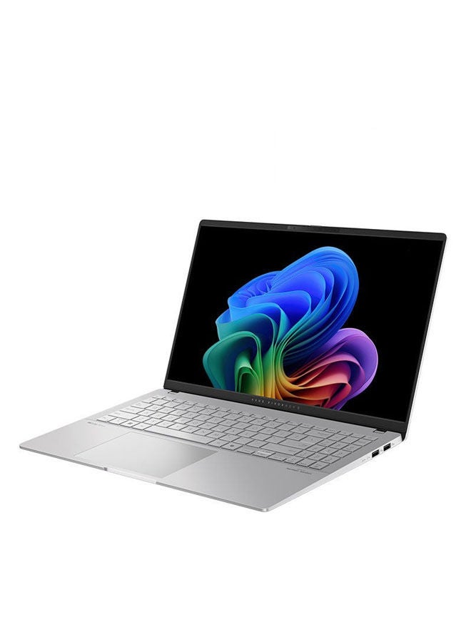 ASUS - ASUS Vivobook S15 S5507QA Snapdragon X Elite X1E 78 100 (Upgraded Version) Laptop, Qualcomm Adreno GPU/32GB Ram /1TB SSD/ Intel UHD Graphics/ Windows 11 Home/ English/Arabic Cool Silver - Image 1