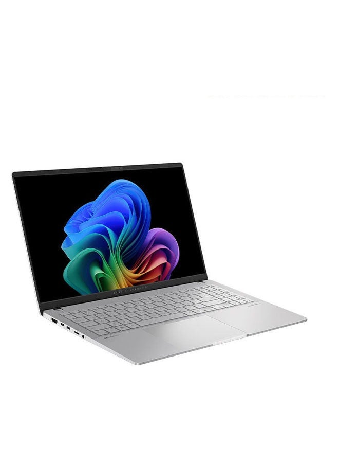 ASUS - ASUS Vivobook S15 S5507QA Snapdragon X Elite X1E 78 100 (Upgraded Version) Laptop, Qualcomm Adreno GPU/32GB Ram /1TB SSD/ Intel UHD Graphics/ Windows 11 Home/ English/Arabic Cool Silver - Image 1
